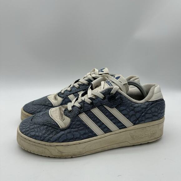 Mens Size 10 Adidas Originals Rivalry Low Snake Jaquard Pack Crew Blue L IE4871 - Picture 4 of 7